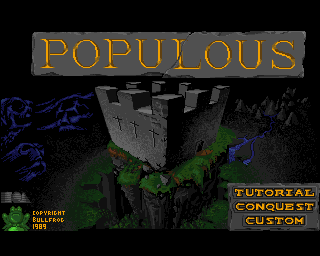 Populous II screenshot 5 for Amiga